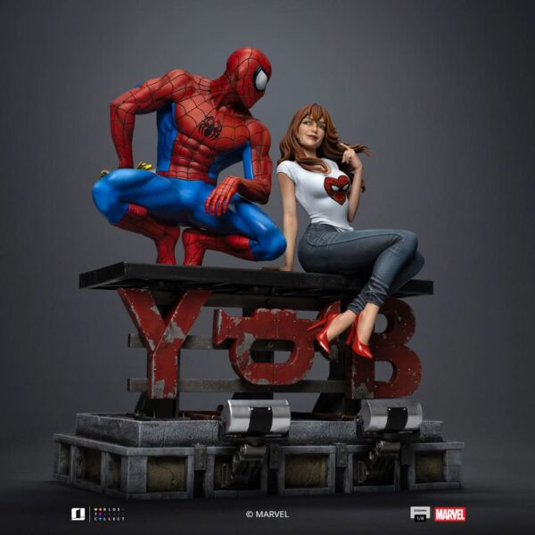 MARVEL – Statuette Art Scale 1/6 Spider-Man & Mary Jane 35 cm – Image 9