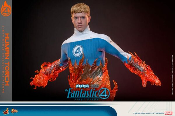 MARVEL – Figurine Movie Masterpiece 1/6 Human Torch 30 cm – Image 2