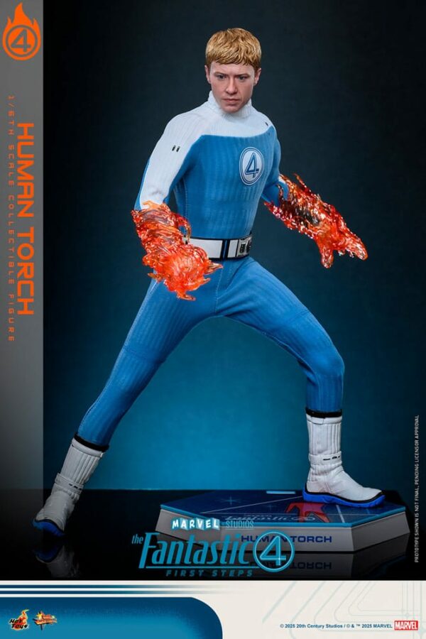 MARVEL – Figurine Movie Masterpiece 1/6 Human Torch 30 cm – Image 4
