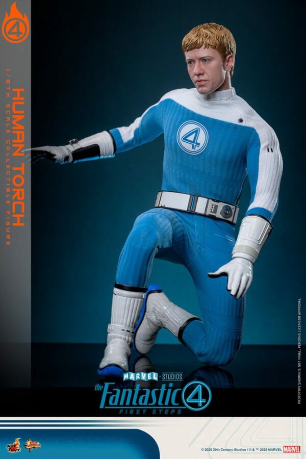 MARVEL – Figurine Movie Masterpiece 1/6 Human Torch 30 cm – Image 5