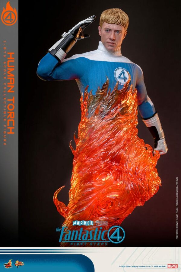 MARVEL – Figurine Movie Masterpiece 1/6 Human Torch 30 cm – Image 6