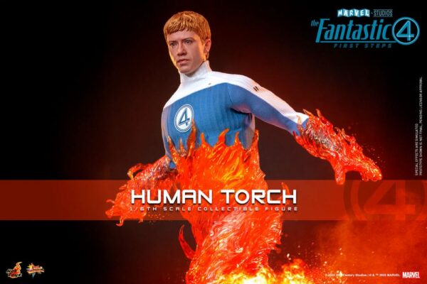 MARVEL – Figurine Movie Masterpiece 1/6 Human Torch 30 cm – Image 7