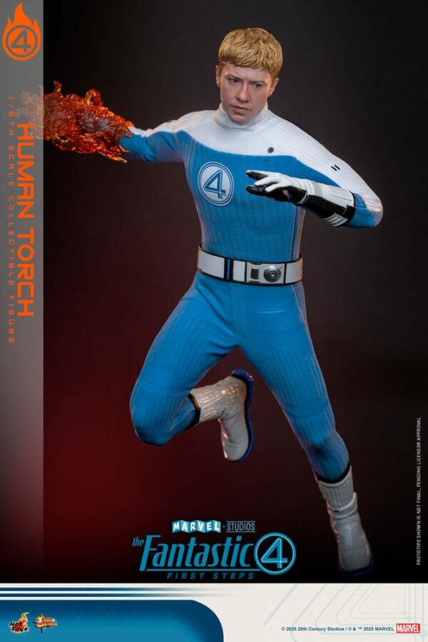 MARVEL – Figurine Movie Masterpiece 1/6 Human Torch 30 cm – Image 10