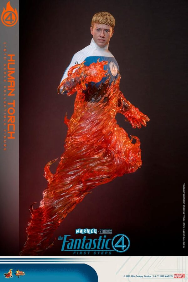 MARVEL – Figurine Movie Masterpiece 1/6 Human Torch 30 cm – Image 11