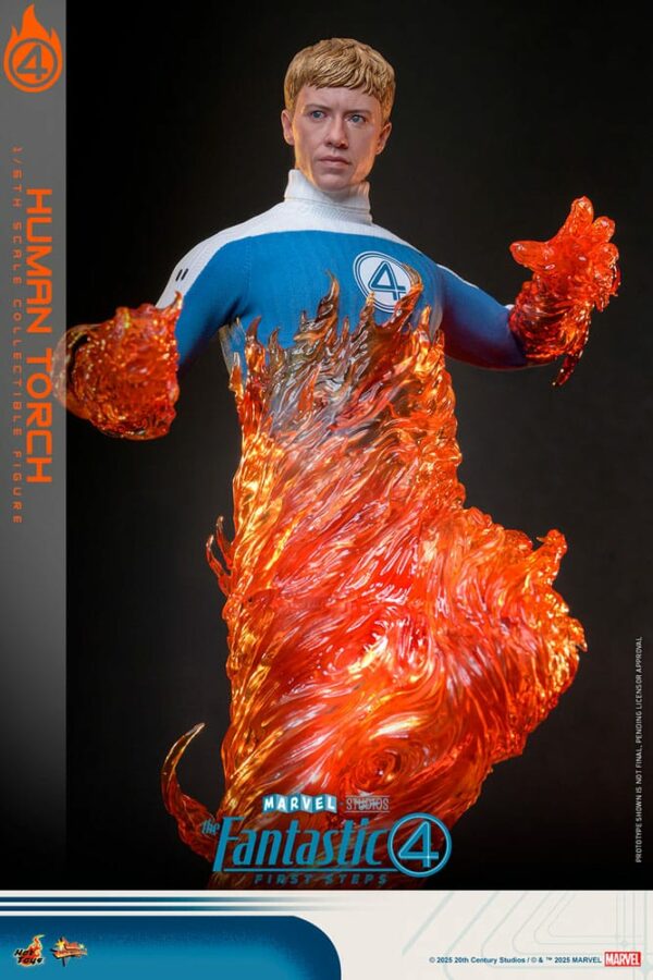 MARVEL – Figurine Movie Masterpiece 1/6 Human Torch 30 cm – Image 12