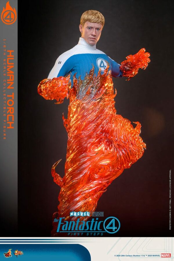MARVEL – Figurine Movie Masterpiece 1/6 Human Torch 30 cm – Image 13
