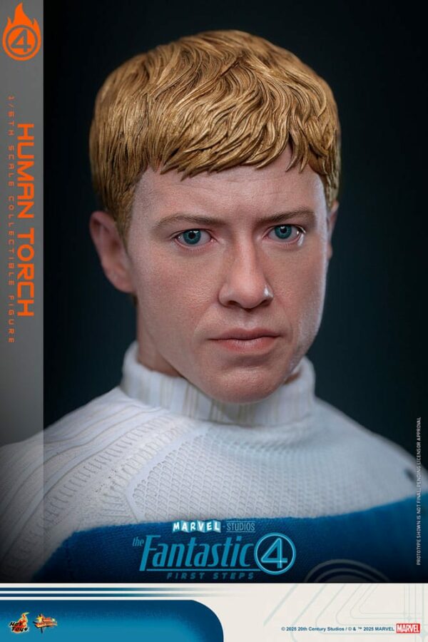 MARVEL – Figurine Movie Masterpiece 1/6 Human Torch 30 cm – Image 14