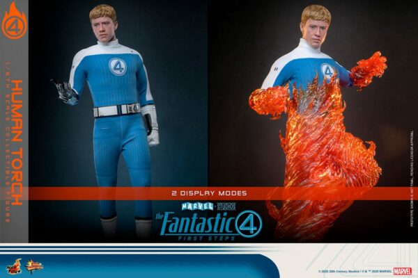 MARVEL – Figurine Movie Masterpiece 1/6 Human Torch 30 cm – Image 15