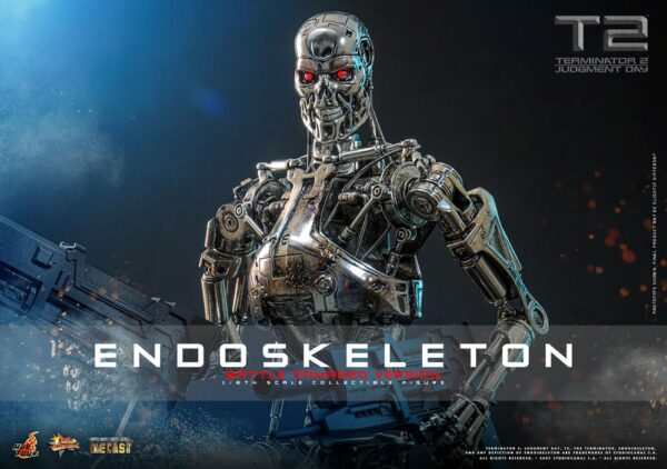TERMINATOR - Figurine 1/6 Movie Masterpiece Endoskeleton (Battle Damaged Version) 31 cm – Image 2
