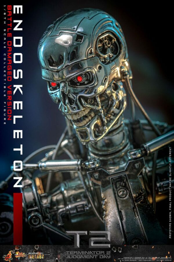 TERMINATOR - Figurine 1/6 Movie Masterpiece Endoskeleton (Battle Damaged Version) 31 cm – Image 4