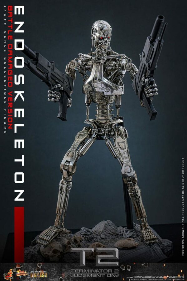 TERMINATOR - Figurine 1/6 Movie Masterpiece Endoskeleton (Battle Damaged Version) 31 cm – Image 5