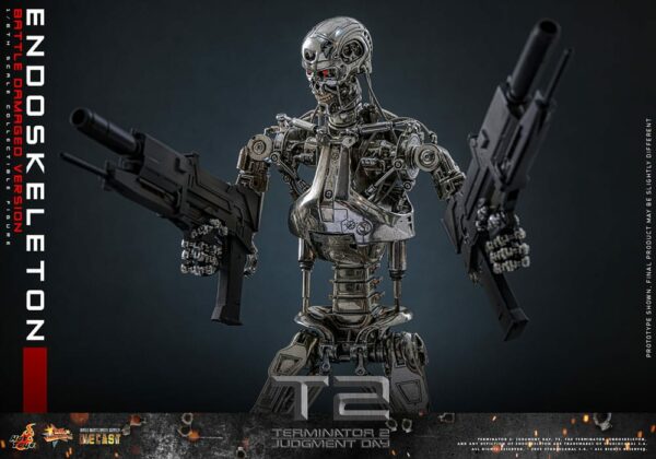 TERMINATOR - Figurine 1/6 Movie Masterpiece Endoskeleton (Battle Damaged Version) 31 cm – Image 11