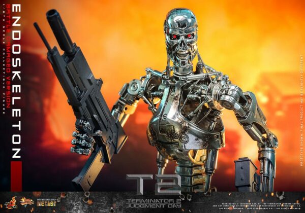 TERMINATOR - Figurine 1/6 Movie Masterpiece Endoskeleton (Battle Damaged Version) 31 cm – Image 12
