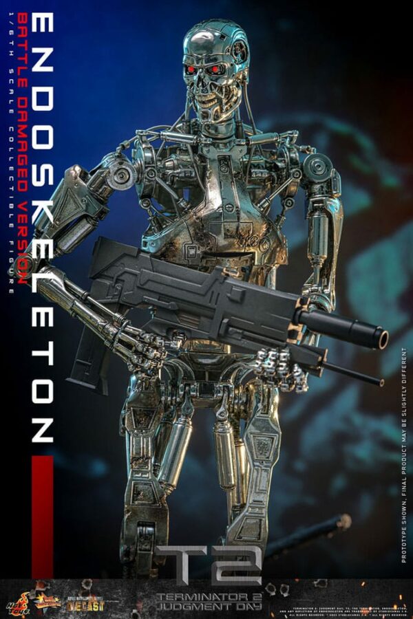 TERMINATOR - Figurine 1/6 Movie Masterpiece Endoskeleton (Battle Damaged Version) 31 cm – Image 14
