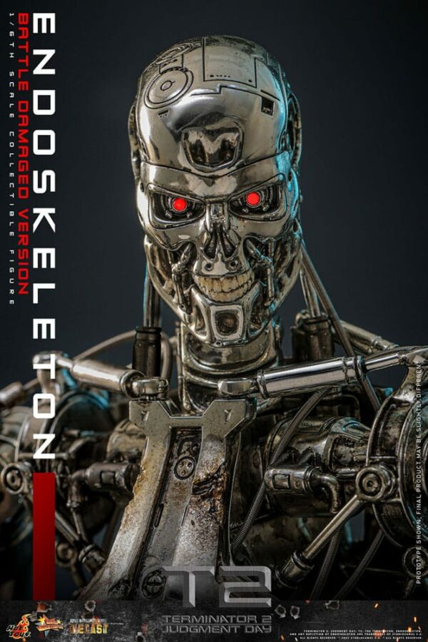 TERMINATOR - Figurine 1/6 Movie Masterpiece Endoskeleton (Battle Damaged Version) 31 cm – Image 17