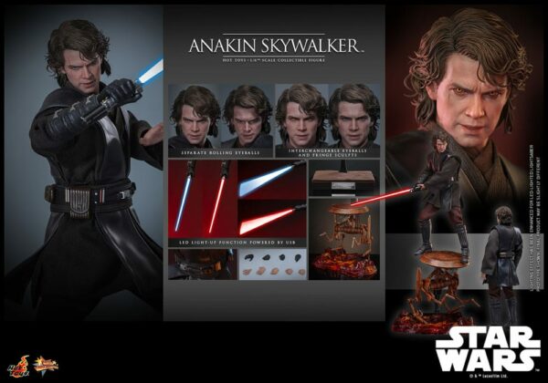 STAR WARS – Figurine 1/6 Anakin Skywalker (Star Wars, Episode : III La Revanche des Sith) 31 cm – Image 22