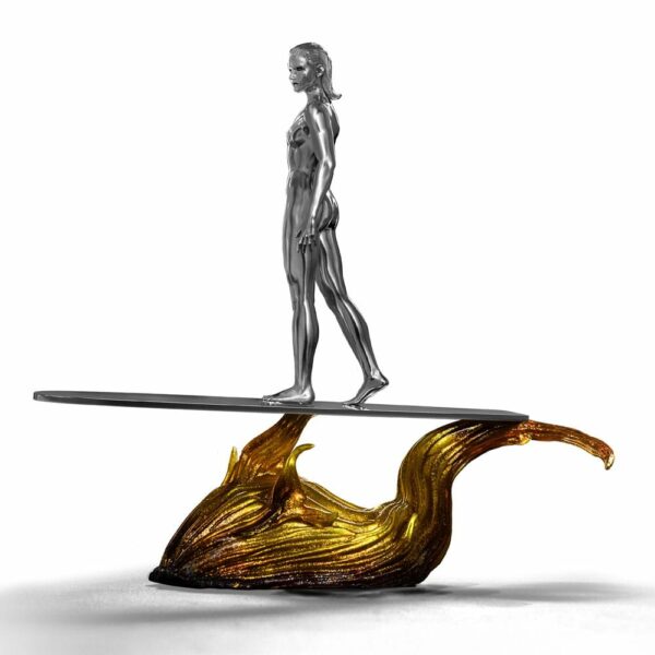 MARVEL – Statuette Art Scale 1/10 Silver Surfer 27 cm – Image 4