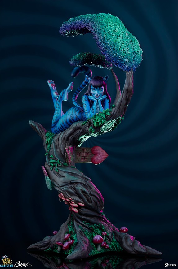 Statuette Lady Cheshire Cat (Alice au pays des merveilles) Sideshow