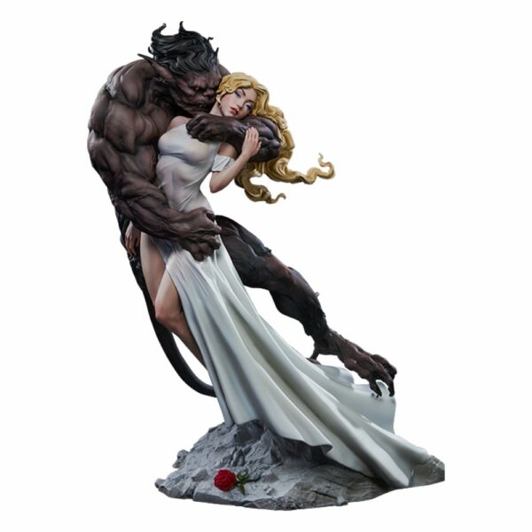 FAIRYTALE FANTAISIES – Statuette La Belle et la Bête 46 cm – Image 11