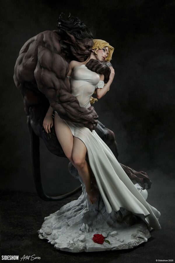 FAIRYTALE FANTAISIES – Statuette La Belle et la Bête 46 cm – Image 8