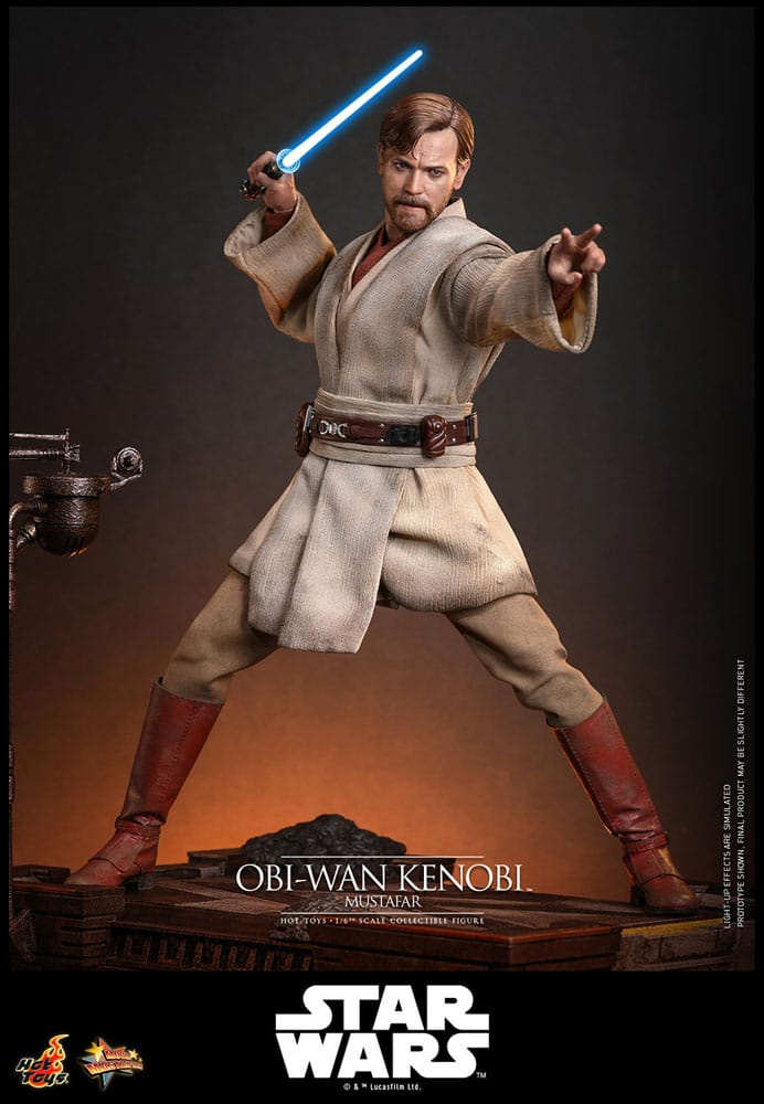 Figurine 1/6 Obi-Wan Kenobi Star Wars La Revanche des Sith (Mustafar)